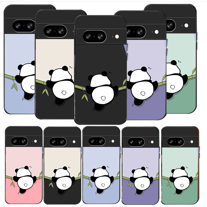 Google Pixel 8A - Sevimli ve şirin panda desenli Google