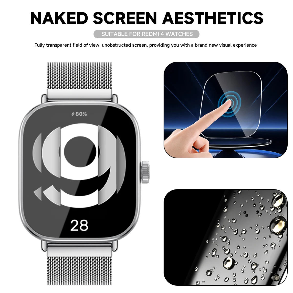 Temperli Cam Xiaomi Redmi için - Smartwatch Screen Film incelemesi ve fiyatı